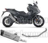Complete Non-Catalytic Exhaust System With Sound Certification Indy-Race Evo Titanium Carby End Cap - Arrow Special Parts Compatible With Honda Forza 750 (2025-2026)