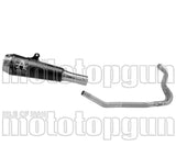 Complete Non-Catalytic Exhaust System With Sound Certification Pro-Race Black Nichrom - Arrow Special Parts Compatible With Kawasaki Ninja 500 (2024-2026)