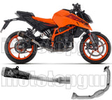 Complete Non-Catalytic Exhaust System With Sound Certification Pro-Race Black Nichrom - Arrow Special Parts Compatible With Ktm 390 Duke (2024-2026)