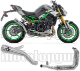 Complete Non-Catalytic Exhaust System With Sound Certification Pro-Race Nichrom - Arrow Special Parts Compatible With Kawasaki Z 900 (2025-2026)