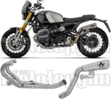 Complete Non-Catalytic Exhaust System With Sound Certification Pro-Race Full Titanium - Arrow Special Parts Compatible With Bmw R12 Nine T (2024-2026)