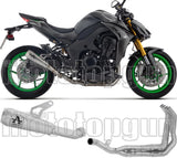 Complete Non-Catalytic Exhaust System With Sound Certification Pro-Race Nichrom Steel End Cap - Arrow Special Parts Compatible With Kawasaki Z 1100 Se (2025-2026)