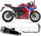 Complete Non-Catalytic Exhaust System With Sound Certification Pro-Race Black Nichrom - Arrow Special Parts Compatible With Honda Cbr 500 R (2024-2026)