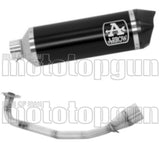 Complete Catalytic Exhaust System With Sound Certification Urban Black Aluminium Carbon - Arrow Special Parts Compatible With Honda Pcx 125 (2021-2024)