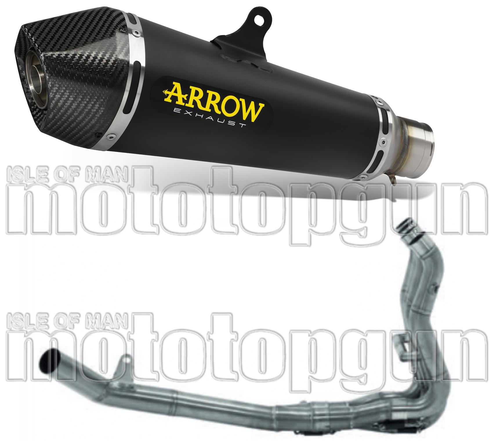 Complete Non-Catalytic Exhaust System With Sound Certification X-Kone Black Nichrom Carbon - Arrow Special Parts Compatible With Suzuki Gsx-S 950 (2021-2023)