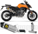 Exhaust Tip Without Sound Certification Race-Tech Titanium Carby End Cap - Arrow Special Parts Compatible With Ktm 790 Duke (2025-2026)