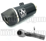 Non-Catalytic Exhaust Tip With Sound Certification Indy-Race Black Aluminium Carbon - Arrow Special Parts Compatible With Bmw F 900 R (2020-2024)
