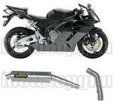 Non-Catalytic Exhaust Tip With Sound Certification Maxi Race-Tech Aluminium Stainless Steel - Arrow Special Parts Compatible With Honda Cbr 1000 Rr (2004-2007)