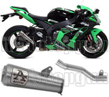 Non-Catalytic Exhaust Tip With Sound Certification Pro-Race Titanium Titanium - Arrow Special Parts Compatible With Kawasaki Zx-10R (2016-2019)