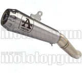 Exhaust Tip With Noise Certification Pro-Race Nichrom Stainless Steel - Arrow Special Parts Compatible With Honda Cbr 500 R (2019-2020)