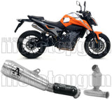 Non-Catalytic Exhaust Tip With Sound Certification Pro-Race Nichrom Stainless Steel - Arrow Special Parts Compatible With Ktm 790 Duke (2023)