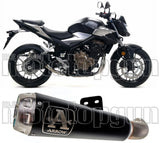 Exhaust Tip With Noise Certification Pro-Race Black Nichrom Stainless Steel - Arrow Special Parts Compatible With Honda Cbr 500 R (2019-2020)