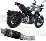 Exhaust Tip With Noise Certification Gp2 Gp-2 Black Nichrom Stainless Steel - Arrow Special Parts Compatible With Honda Cb 1000 R (2018-2024)