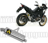 Exhaust Tip With Noise Certification Maxi Race-Tech Aluminium Stainless Steel - Arrow Special Parts Compatible With Honda Crf 1100 L Africa Twin (2024-2026)
