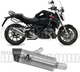 Exhaust Tip With Noise Certification Maxi Race-Tech Titanium Carbon - Arrow Special Parts Compatible With Bmw R 1250 Rs (2019-2020)