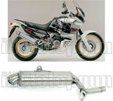 Exhaust Tip With Noise Certification Paris Dacar Stainless Steel Stainless Steel - Arrow Special Parts Compatible With Honda Xrv 750 Africa Twin (1993-1995)