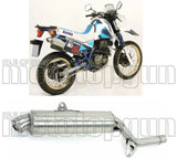 Exhaust Tip With Noise Certification Paris Dacar Stainless Steel Stainless Steel - Arrow Special Parts Compatible With Suzuki Dr 600 R (1985-1987)