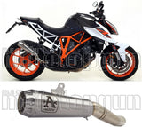 Exhaust Tip With Noise Certification Pro-Race Titanium Titanium - Arrow Special Parts Compatible With Ktm 1290 Superduke Gt (2017-2024)