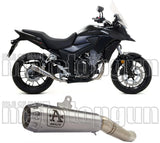 Exhaust Tip With Noise Certification Pro-Race Nichrom Stainless Steel - Arrow Special Parts Compatible With Honda Cb 500 X (2019-2020)