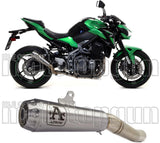 Exhaust Tip With Noise Certification Pro-Race Nichrom Stainless Steel - Arrow Special Parts Compatible With Kawasaki Z 900 A2 (2019-2024)