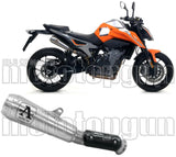 Exhaust Tip With Noise Certification Pro-Race Nichrom Stainless Steel - Arrow Special Parts Compatible With Ktm 790 Duke (2018-2020)
