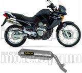 Exhaust Tip With Noise Certification Race-Tech Aluminium Stainless Steel - Arrow Special Parts Compatible With Honda Xl 650 V Transalp (2000-2007)