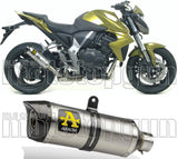 Exhaust Tip With Noise Certification Thunder Titanium Carbon - Arrow Special Parts Compatible With Honda Cb 1000 R (2008-2017)