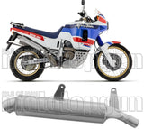 Exhaust Tip With Noise Certification Paris Dacar Nichrom - Arrow Special Parts Compatible With Honda Xrv 650 Africa Twin (1988-1989)
