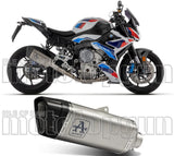 Exhaust Tip With Noise Certification Pista Titanium Carbon - Arrow Special Parts Compatible With Bmw S 1000 R (2021-2024)