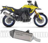 Exhaust Tip With Noise Certification Explorer Titanium Carby End Cap - Arrow Special Parts Compatible With Suzuki V-Strom 800 De (2025-2026)