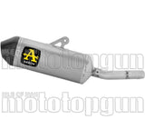 Exhaust Tip With Noise Certification Explorer Titanium Carby End Cap - Arrow Special Parts Compatible With Yamaha Ténéré 700 (2021-2024)