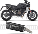 Exhaust Tip With Noise Certification Indy-Race Evo Black Aluminium Carbon - Arrow Special Parts Compatible With Husqvarna Svartpilen 801 (2024-2025)
