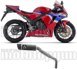 Exhaust Tip With Noise Certification Indy-Race Black Aluminium Carbon - Arrow Special Parts Compatible With Honda Cbr 600 Rr (2024-2026)