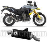 Exhaust Tip With Noise Certification Indy-Race Black Aluminium Steel End Cap - Arrow Special Parts Compatible With Suzuki V-Strom 800 De (2025-2026)