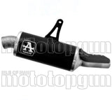 Exhaust Tip With Noise Certification Indy-Race Black Aluminium Stainless Steel - Arrow Special Parts Compatible With Honda Xl 750 Transalp (2023-2024)