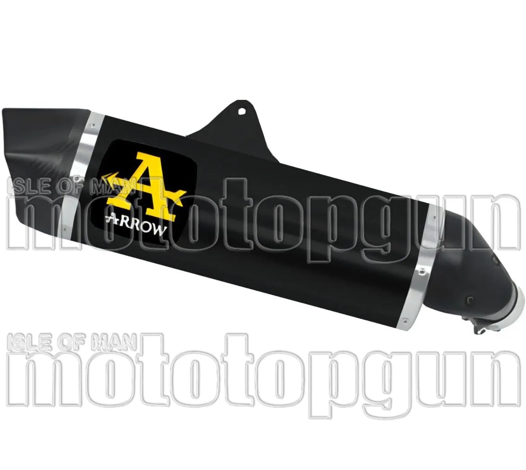 Exhaust Tip With Noise Certification Maxi Race-Tech Black Aluminium Carby End Cap - Arrow Special Parts Compatible With Suzuki V-Strom 1050 (2025-2026)