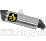 Exhaust Tip With Noise Certification Maxi Race-Tech Aluminium Carbon - Arrow Special Parts Compatible With Suzuki V-Strom 1000 (2017-2020)