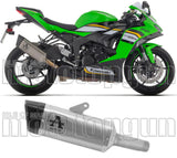Exhaust Tip With Noise Certification Pista Titanium Carbon - Arrow Special Parts Compatible With Kawasaki Zx 6R 636 (2024-2026)