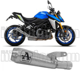 Exhaust Tip With Noise Certification Pro-Race Nichrom Stainless Steel - Arrow Special Parts Compatible With Suzuki Gsx-S 950 (2021-2023)
