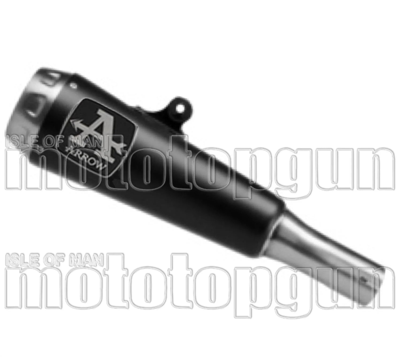 Exhaust Tip With Noise Certification Pro-Race Black Nichrom - Arrow Special Parts Compatible With Kawasaki Ninja 500 (2024-2026)