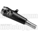 Exhaust Tip With Noise Certification Pro-Race Black Nichrom - Arrow Special Parts Compatible With Kawasaki Ninja 500 (2024-2026)