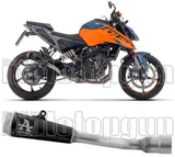 Exhaust Tip With Noise Certification Pro-Race Black Nichrom - Arrow Special Parts Compatible With Ktm 125 Duke (2024-2026)