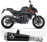 Exhaust Tip With Noise Certification Pro-Race Black Nichrom - Arrow Special Parts Compatible With Ktm 990 Duke (2024-2026)