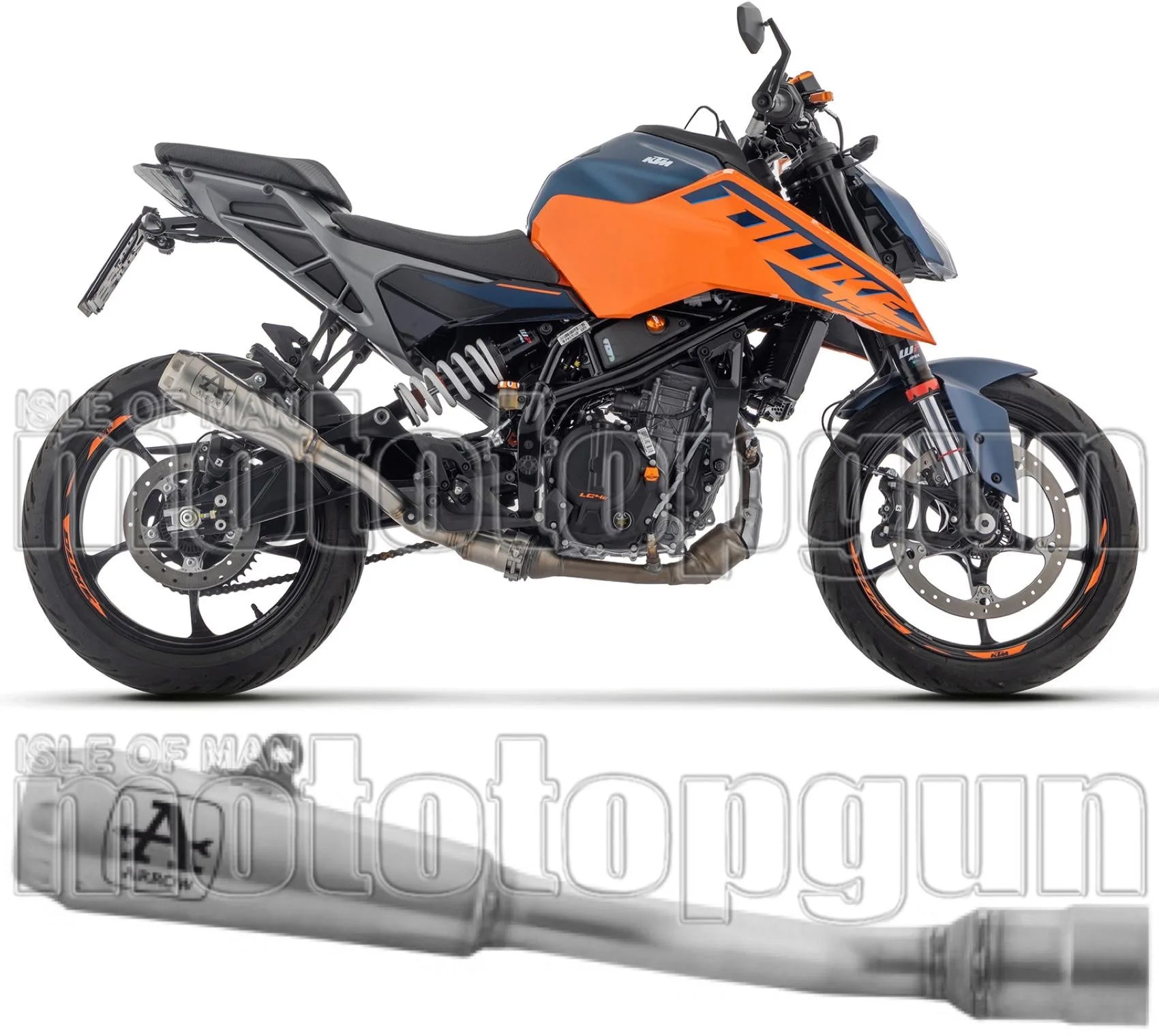 Exhaust Tip With Noise Certification Pro-Race Nichrom - Arrow Special Parts Compatible With Ktm 125 Duke (2024-2026)
