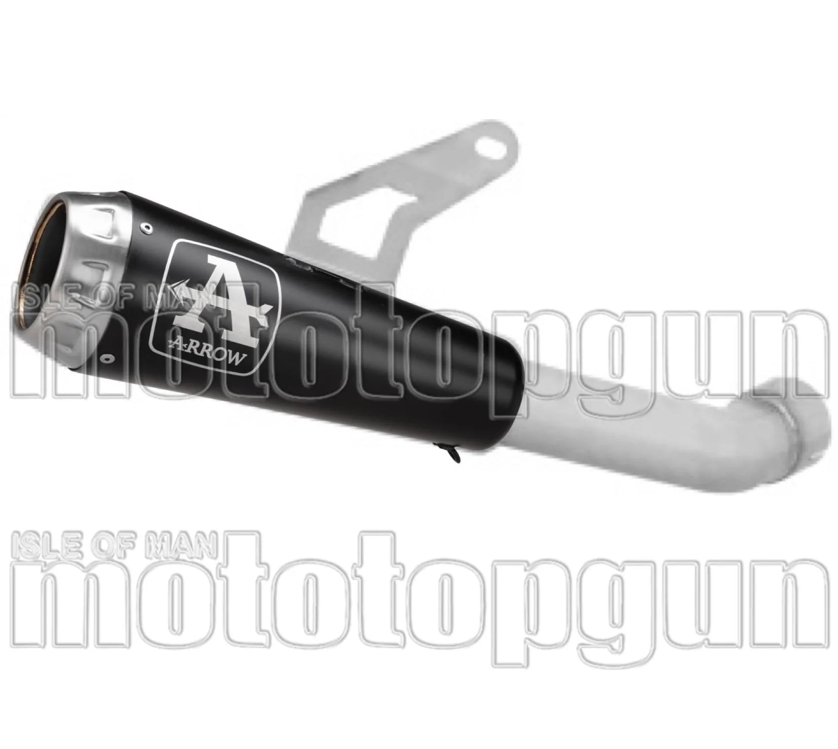 Exhaust Tip With Noise Certification Pro-Race Black Nichrom Steel End Cap - Arrow Special Parts Compatible With Ktm 990 Rc R (2026)