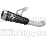 Exhaust Tip With Noise Certification Pro-Race Black Nichrom Steel End Cap - Arrow Special Parts Compatible With Ktm 990 Rc R (2026)