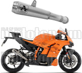 Exhaust Tip With Noise Certification Pro-Race Nichrom Steel End Cap - Arrow Special Parts Compatible With Ktm 990 Rc R (2026)