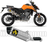 Exhaust Tip With Noise Certification Race-Tech Titanium Carby End Cap - Arrow Special Parts Compatible With Ktm 790 Duke (2025-2026)