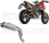 Exhaust Tip With Noise Certification Round Titanium Body And Carbon Cap - Arrow Special Parts Compatible With Ducati Hypermotard V2 (2026)