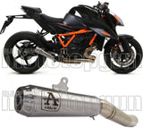 Exhaust Tip With Noise Certification Pro-Race Titanium Titanium - Arrow Special Parts Compatible With Ktm 1290 Superduke R (2020-2023)